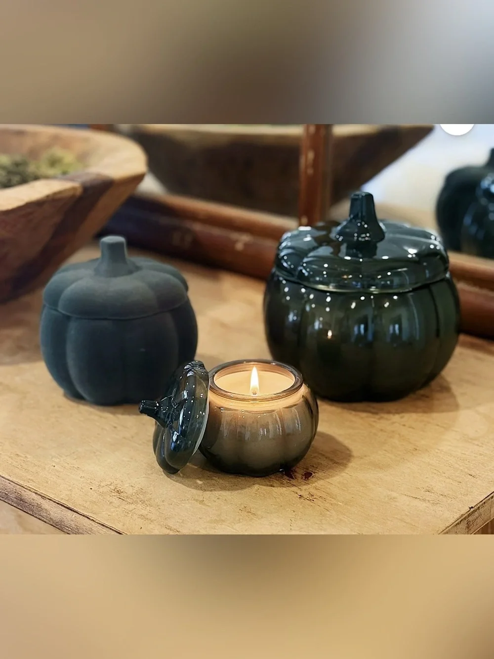 Better Homes & Gardens Glass Fresh Cut Frasier Candle Pumpkin Design 5oz